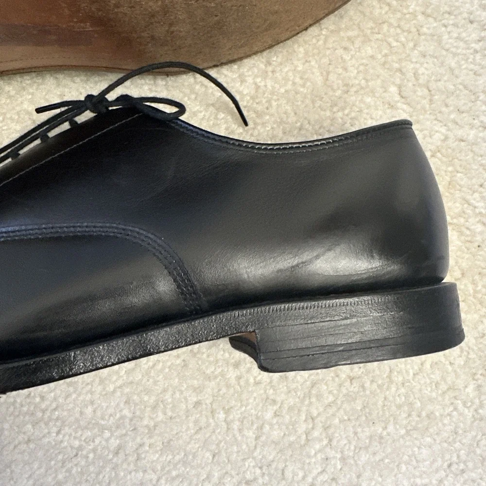 Allen Edmonds Park Avenue Oxfords Dress Shoes Mens Sz 10.5 Black Leather Cap Toe - Picture 9 of 11